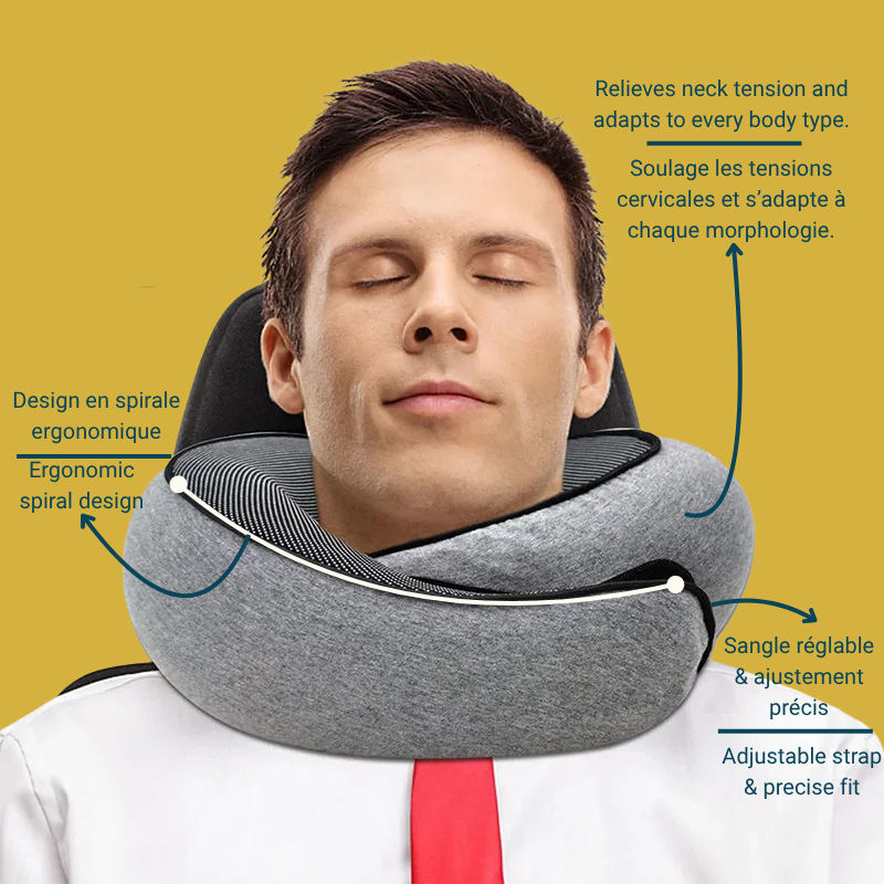 ZenPillow™ - Say goodbye to neck pain during flights, sleep like you’re at home