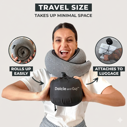 Travel Neck Pillow ZenPillow Memory Foam Flight Pillow