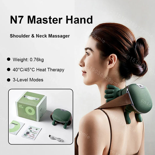 Heated Shiatsu Massager RelaxPro Muscle Massage
