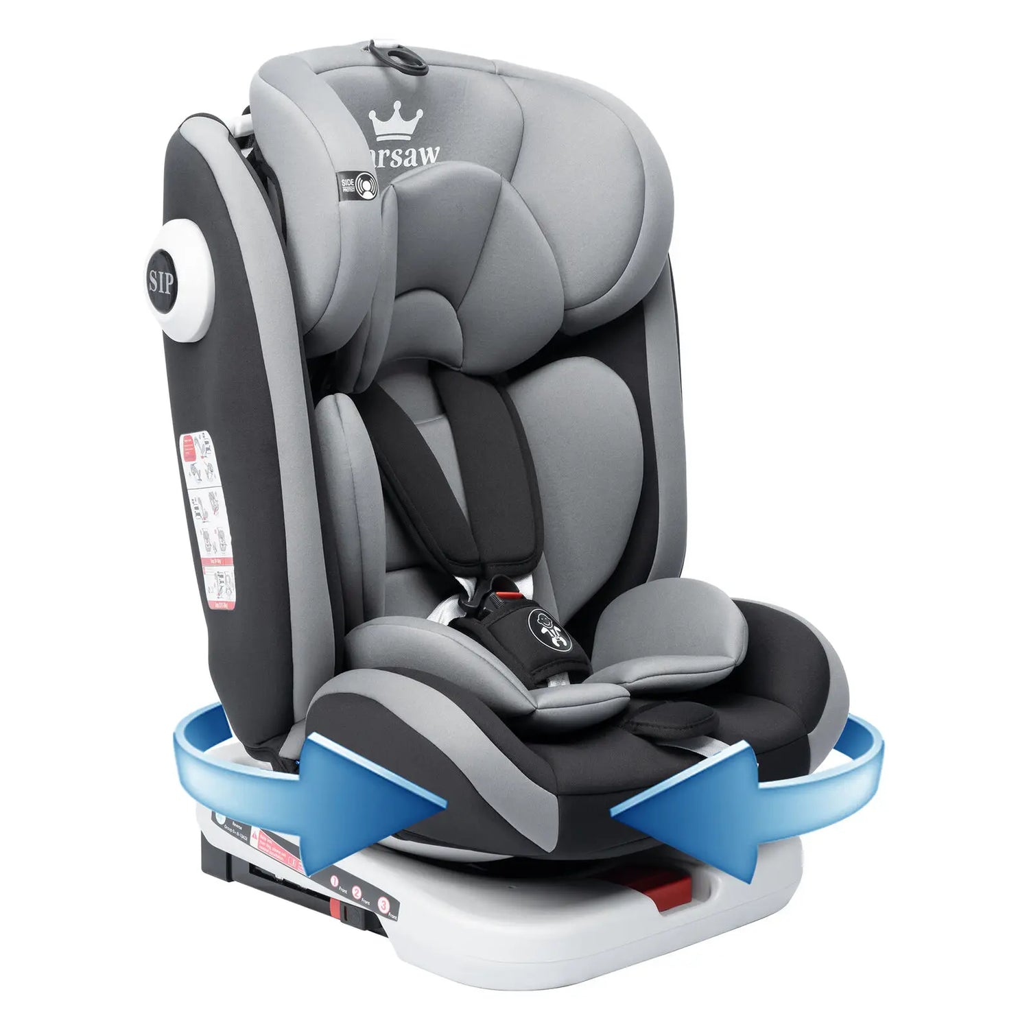 360° Rotatable ISOFIX Baby Car Seat – 9-36kg