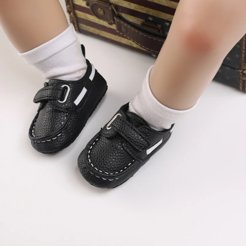 Polka Dot Baby Moccasins – First Steps Walking Shoes