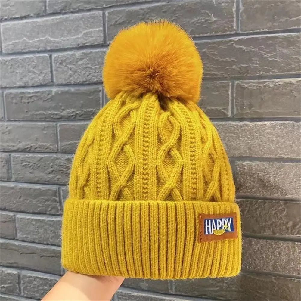 Women’s Winter Pom Pom Beanie – Warm Knitted Hat