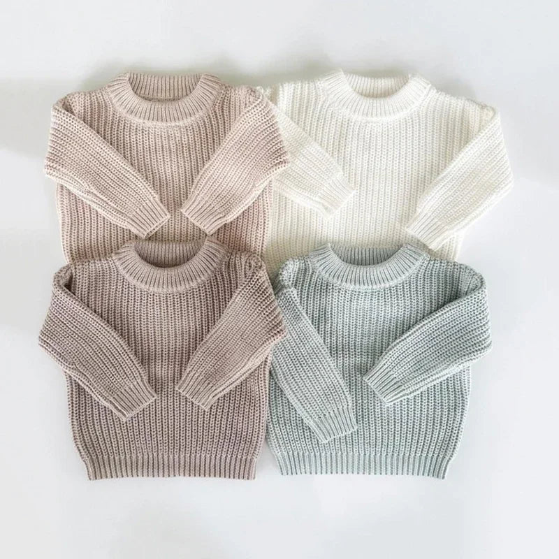 Baby Knit Sweater – Toddler Winter Pullover